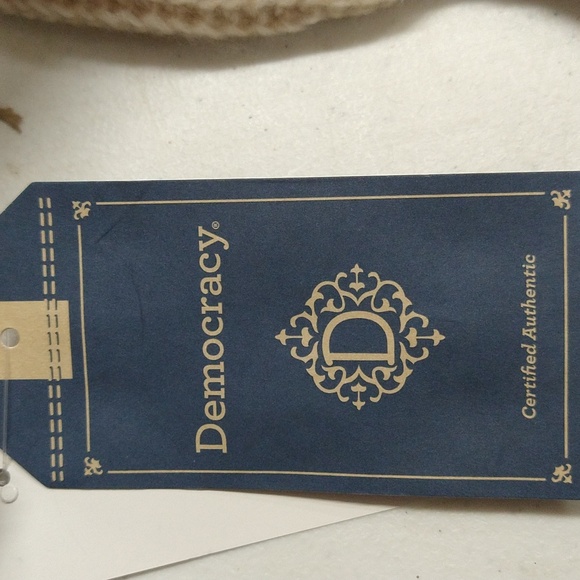 NEW! Democracy Sweater Cozy Knit Cardigan, Oat - Picture 15 of 16